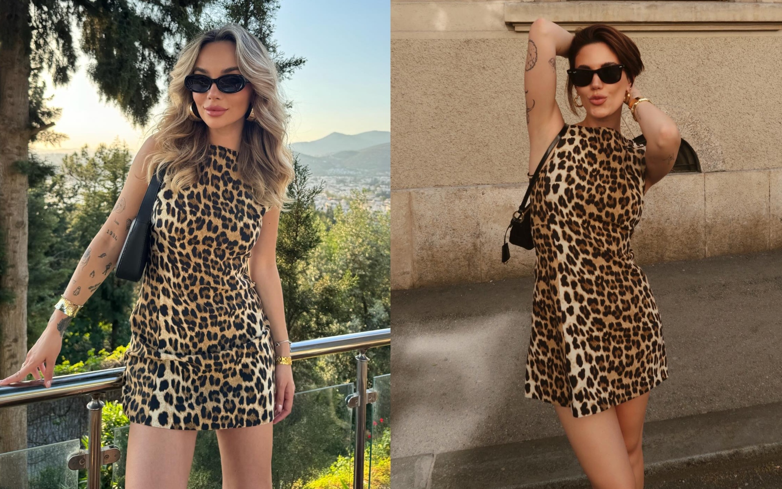 Družbena omrežja je prevzela viralna Zarina obleka z leopardjim vzorcem